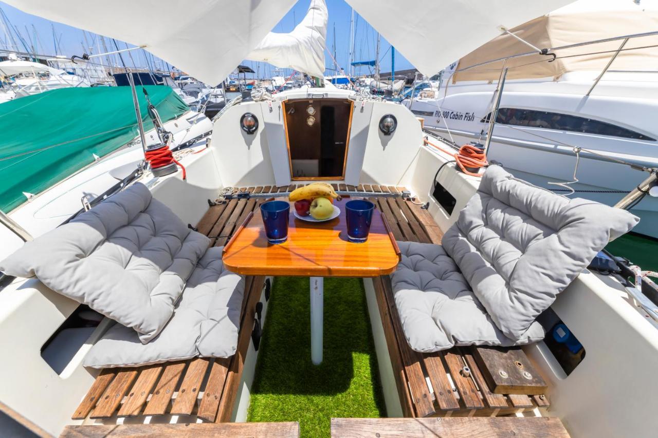 Seaside Chill-Out Stay On A Sail Yacht Puerto Calero Eksteriør bilde