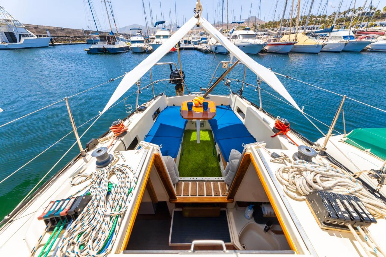 Seaside Chill-Out Stay On A Sail Yacht Puerto Calero Eksteriør bilde